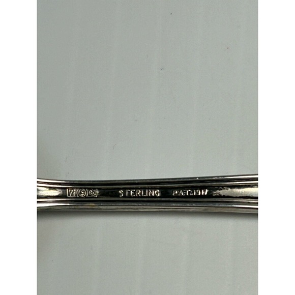 Antique Wallace Sterling Carthage Silver Teaspoon 5 1/2" No Monogram - Picture 2 of 4